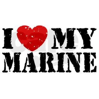 I Love My Marine Mug by spunketees