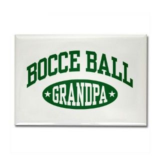 Bocce Ball Grandpa Rectangle Magnet by snapetees