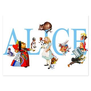 ALICE & FRIENDS Invitations by fairy_tales