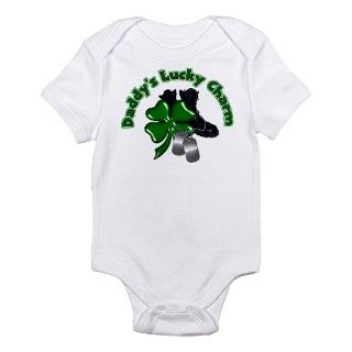 Daddys Lucky Charm Infant Bodysuit by silentranksshop