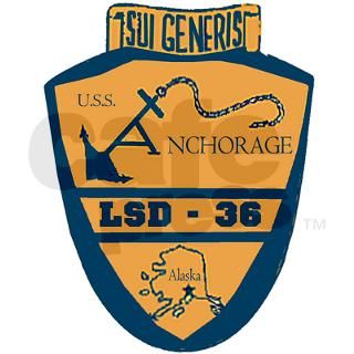 USS Anchorage LSD 36 3" Lapel Sticker (48 pk) by quatrosales