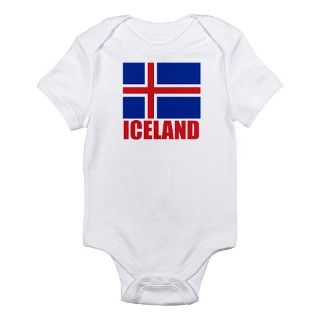 Iceland Flag Infant Bodysuit by world_cup_flag