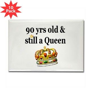 HAPPY 90TH BIRTHDAY Rectangle Magnet (10 pack) by jlporiginals