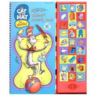 Dr. Seuss' The Cat in the Hat the Movie Wipe Off Talking Activity Book Susan Rich Brooke, Ted Enik 9780785389033 Books