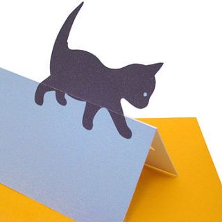 kitty cat cut out card by pocket studio