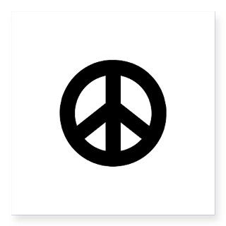 Peace Sign Sticker (White) Sticker by Admin_CP605671