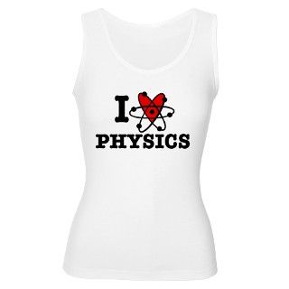 I Love Physics Womens Tank Top by wacketees