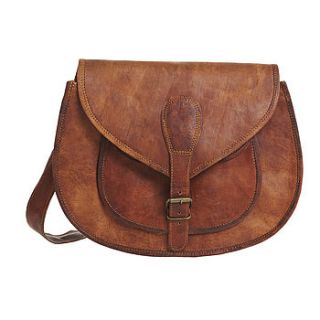 vintage style leather handbag by vida vida