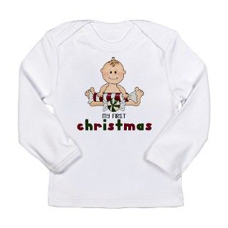 First Christmas (Boy 4 Design Long Sleeve T Shirt by BabyFash