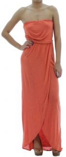 QSW Women's Harbor Maxi Dress, Apricot, Medium