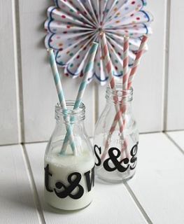 vintage style paper straws by posh totty designs interiors