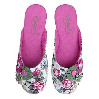 jazzberry mule slippers rrp £29.99 by stasia