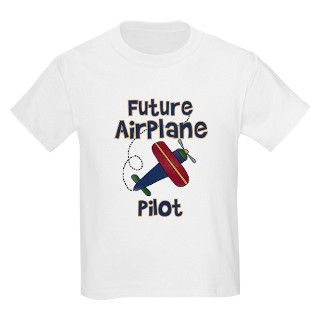 Future Airplane Pilot Kids T Shirt by toddlersplace