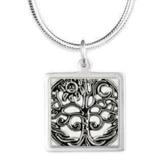 Celtic Tree Of Life Custom Circle Charm Necklace by Admin_CP40851231