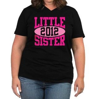 LITTLE SISTER 2012 (Pink) Womens Plus Size V Neck by eastovergraphic