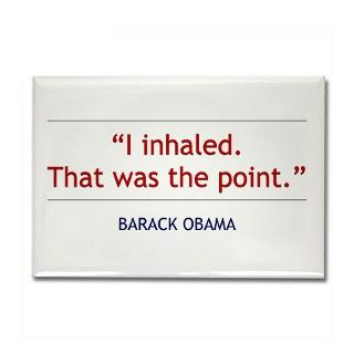 Barack Obama Quote   I Inhaled Magnet by obamaquotes