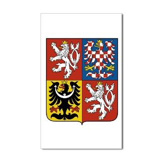 Czech Coat of Arms Rectangle Decal by w2arts