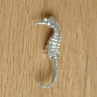 seahorse left facing cupboard handle by glover & smith