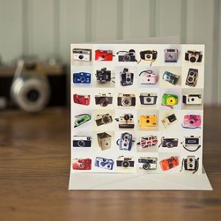 collections greeting card vintage cameras by ellie ellie