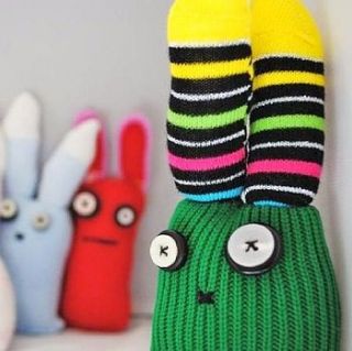 sock bunny sewing craft kit by sewsister