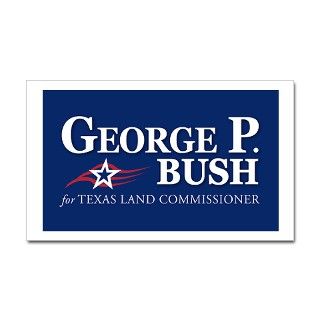 George P. Bush Campaign Blue Logo Decal by GeorgePBushCampaign