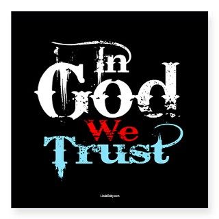 In God We Trust Sticker by Admin_CP962309