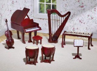 Miniature Musical Instruments Figurines  