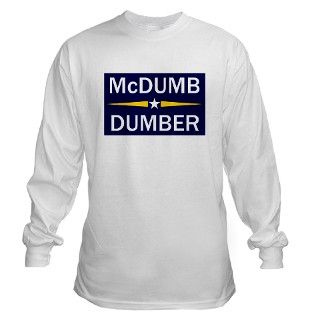 Dumb and Dumber McCain Palin Long Sleeve T Shirt by numptees050505