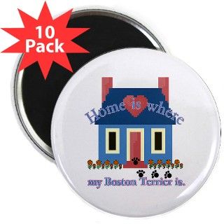 Boston Terrier Lovers 2.25 Magnet (10 pack) by shopspringdale