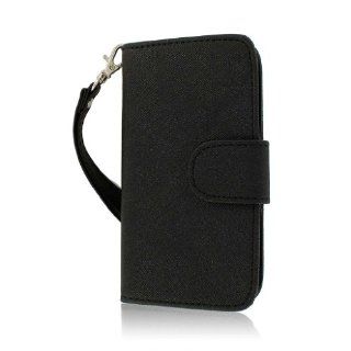 MPERO FLEX FLIP Wallet Case for HTC First   Black Cell Phones & Accessories