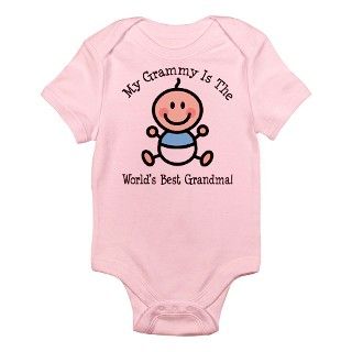 Best Grammy Baby Boy Stick Figure Infant Bodysuit by mainstreetshirt