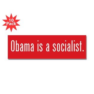 Obama Socialist Bumper Sticker (10 pk) by libertymaniacs