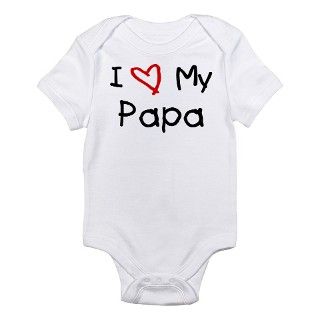 I Love My Papa Infant Bodysuit by hipfamily