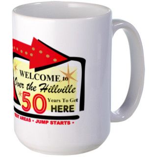 Over the Hillville 50 Mug by pinkinkart