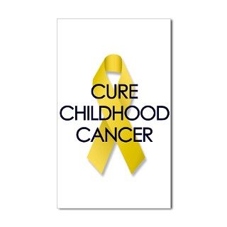 Childhood Cancer Rectangle Decal by childhoodcancer