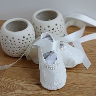 ava and isabella ballet slippers by adore baby