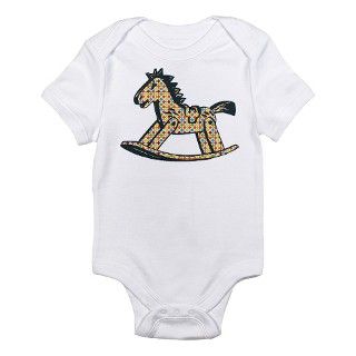 Vintage Rocking Horse Infant Bodysuit by 1512blvdbaby