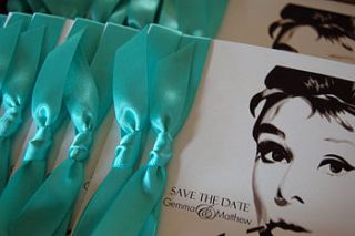 breakfast at tiffany's wedding invitation by made with love designs ltd