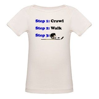 Crawl Walk Hockey T Shirt by SportsKidsandBabies