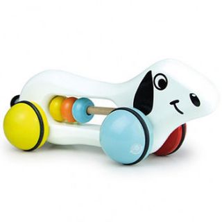 wooden dog toy for a one year old by nubie modern kids boutique