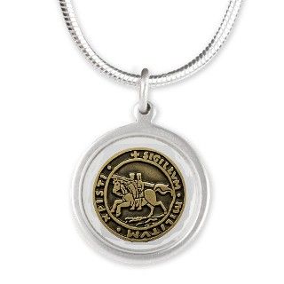 Knights Templar Seal Necklaces by MoxyDoxy