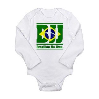 Brazilian Jiu Jitsu Long Sleeve Infant Bodysuit by cribfighters