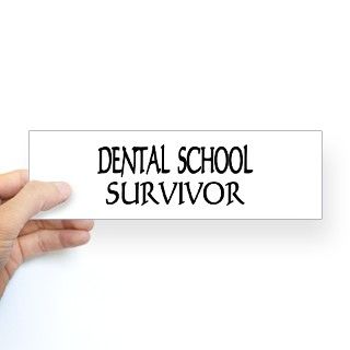 Dental School Graduation Bumper Bumper Sticker by cyido