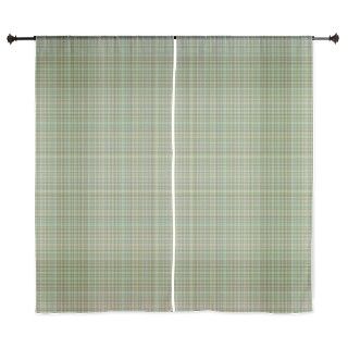 Light Green Plaid 60 Curtains by Laurie77