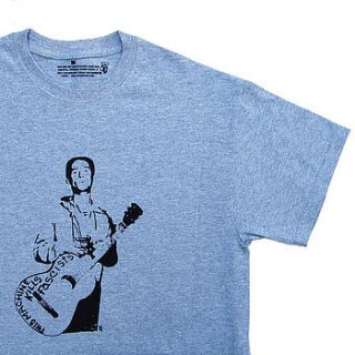 woody guthrie mens t shirt by tee and toast