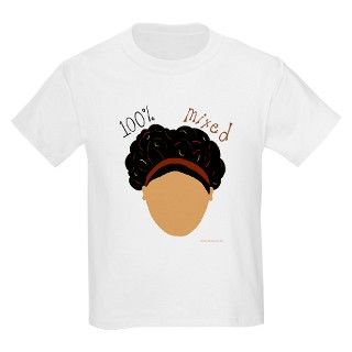 100% Mixed (Dark Hair) Kids T Shirt by brownlady