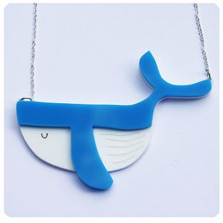 acrylic whale necklace by kayleigh o'mara