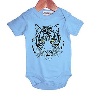 tiger babygrow by love frankie