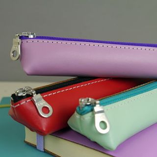 colourful leather pencil cases by deservedly so