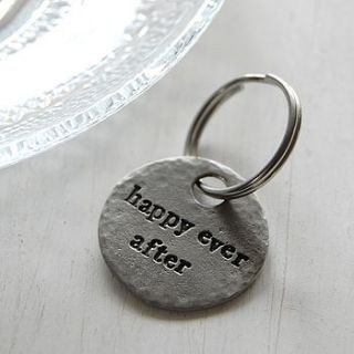 'happy ever after' key ring by kutuu lifestyle
